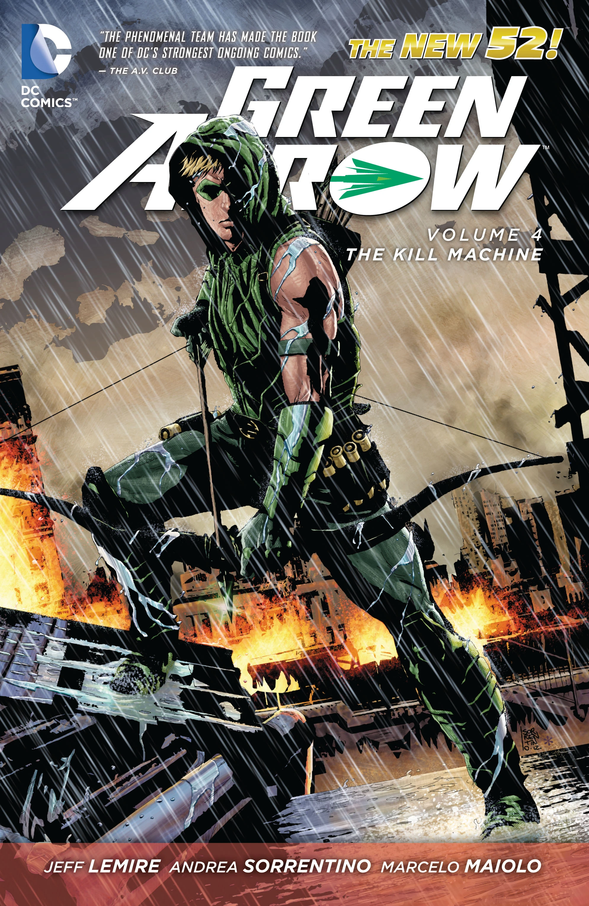 Green Arrow Vol. 4: The Kill Machine (DC, 2014) cover